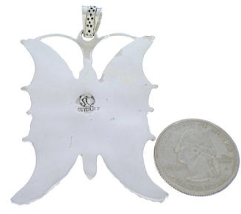 Multicolor Native American Design Butterfly Jewelry Pendant PX29778